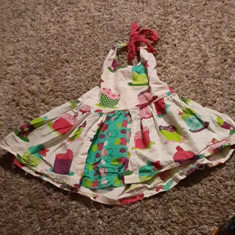Jelly the Pug size 4T halter dress